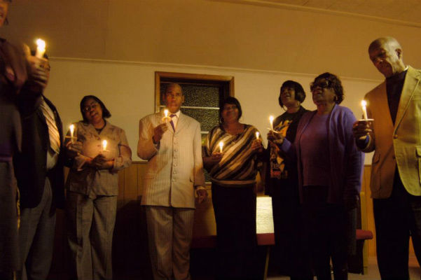 The Henderson County Black History Committee plans several events in February, including the MLK Candlelight Vigil (above) and the annual Scholarship Banquet, set for this Saturday. (MICHAEL V. HANNIGAN PHOTO)