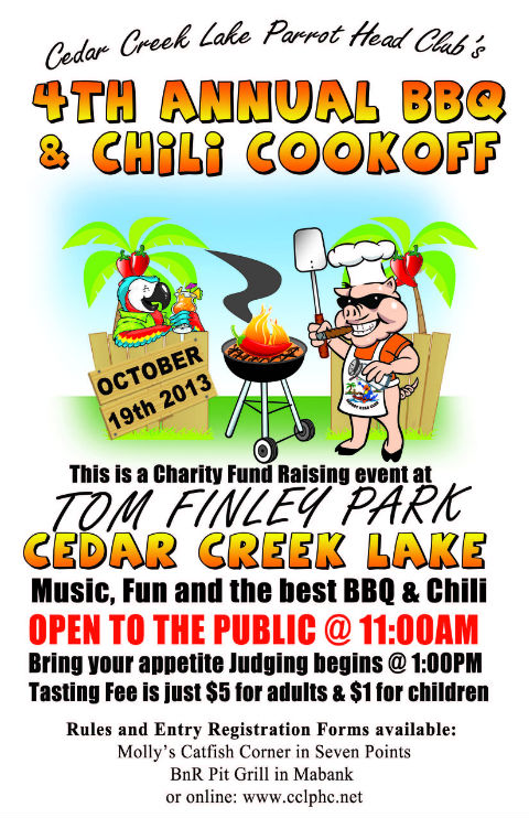 2013 Chili Cookoff flyer