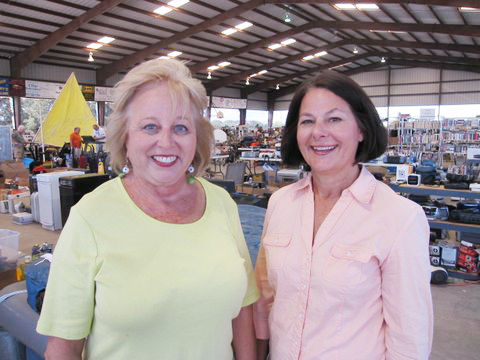 Jean Alexander and Rebecca Brisendine, PWC Garage Sale Co-Chairs, say thank you to all the faithful and new customers who shop the annual garage sale.  We couldn’t do it without them!