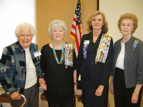 Pictured are, from left, Jean Small, Suzanne Fife, Kathy Hanlon, and Helen Preston.