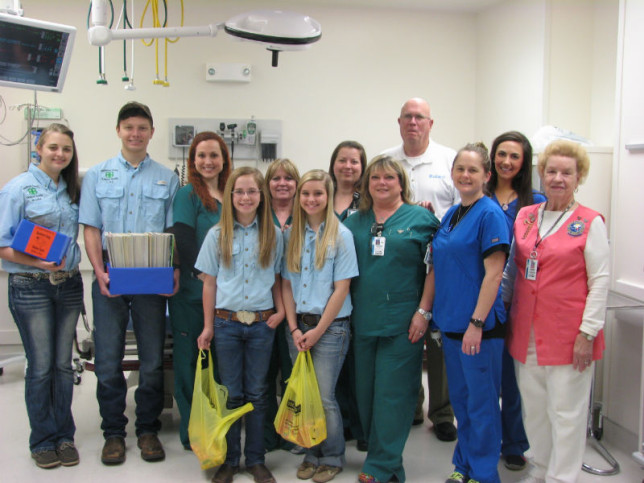 4-H donates to ED 005