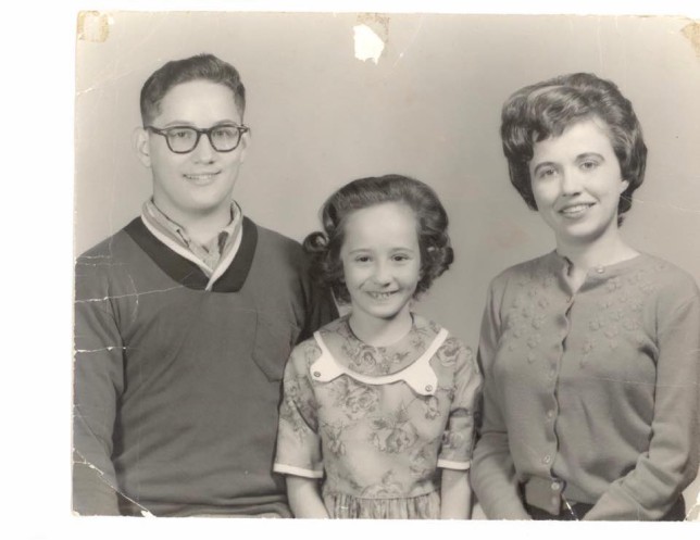 Pictured is Cara's birth mother at age 20 with her own siblings. (Courtesy Photo)