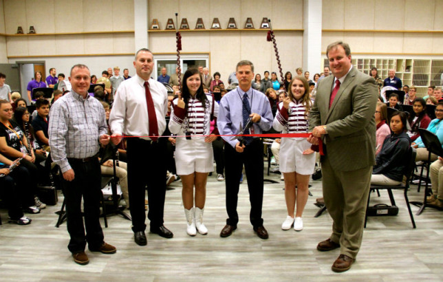 Band Hall Ribbon Cutting