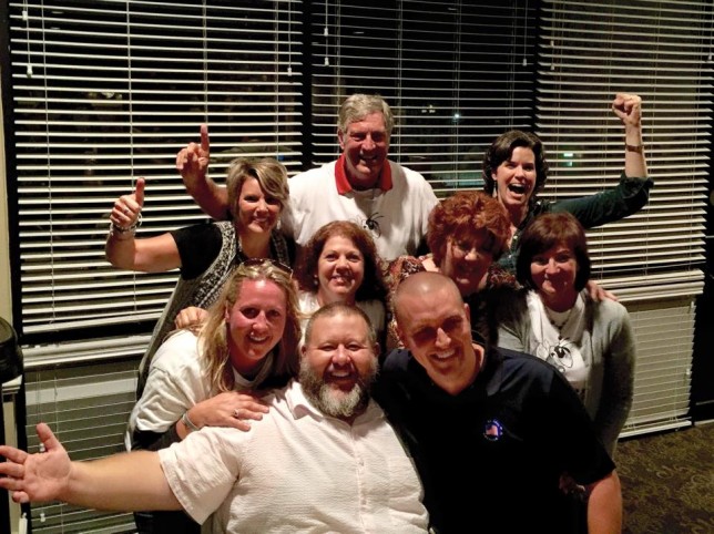 Supporters of Athens ISD's proposed $59.9 million bond celebrate Tuesday after learning that the bond was approved by voters. (Courtesy photo)