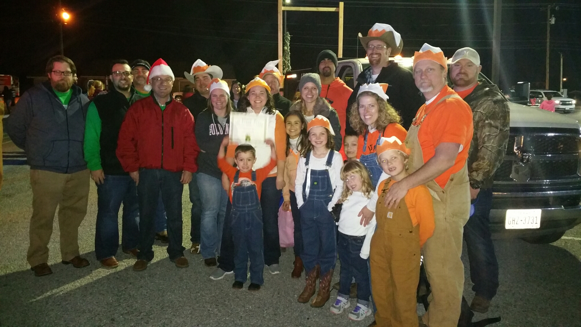Winners of the Athens Christmas Parade